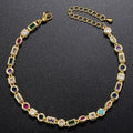 Color Diamond Bracelet Necklace For Women - Gold - electronic accessories