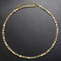 Color Diamond Bracelet Necklace For Women - Gold - electronic accessories