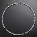 Color Diamond Bracelet Necklace For Women - Platinum - electronic accessories