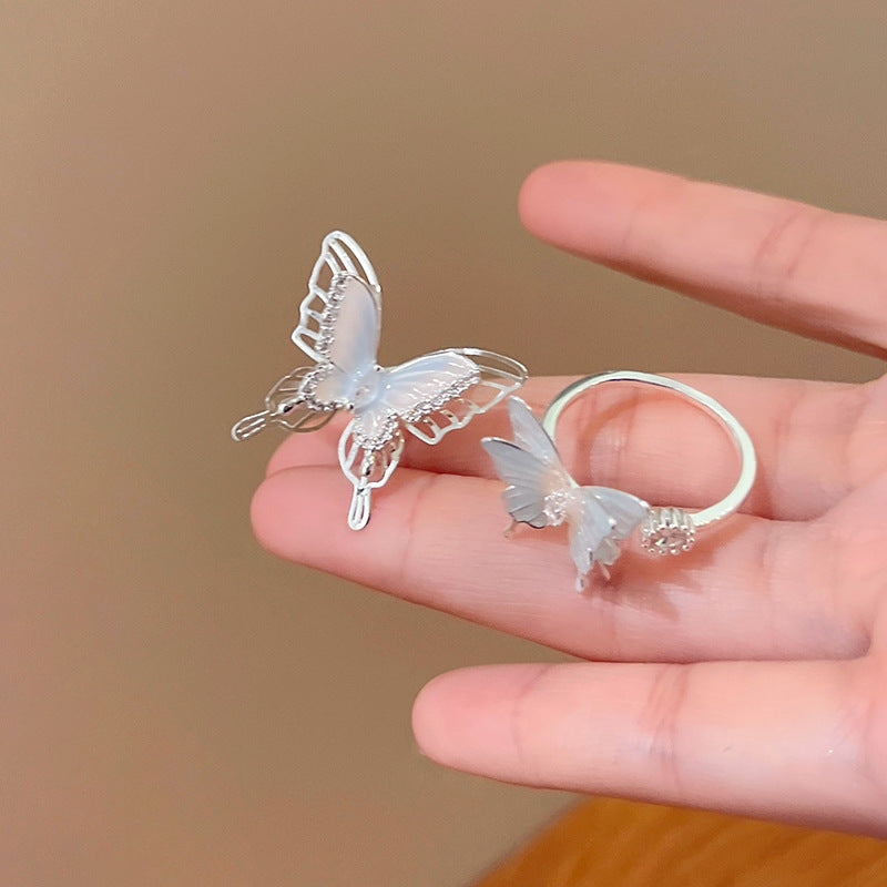 Colorful Butterfly Ring - set - electronic accessories