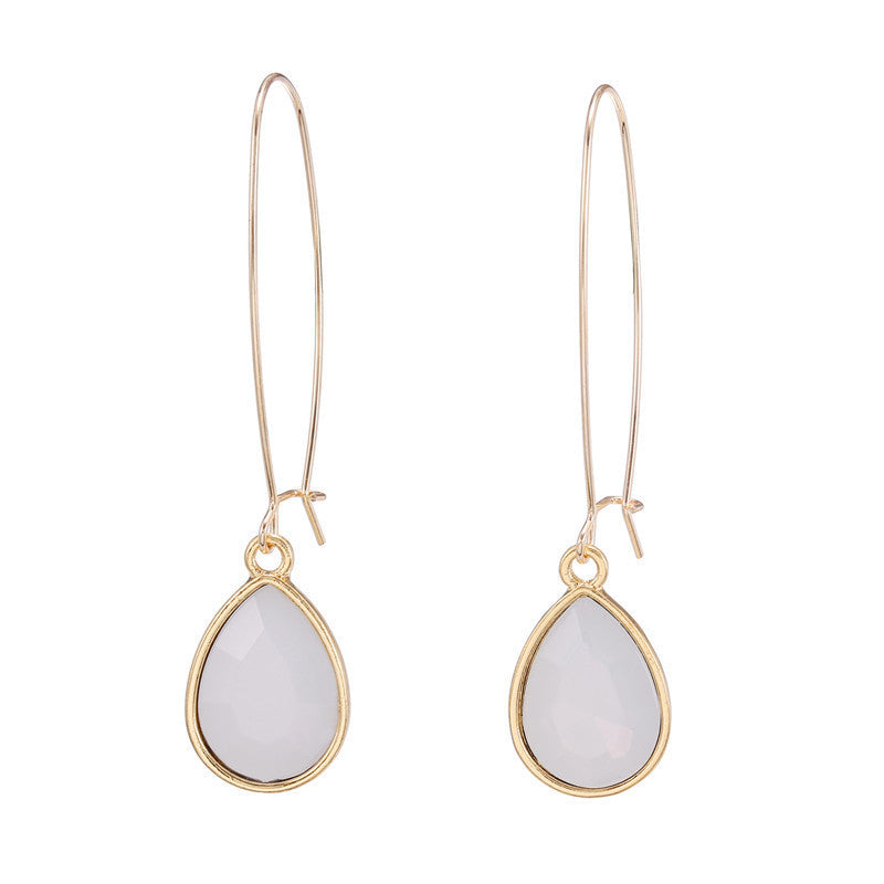 Cool Water Drop Earrings - ZJ3437 - electronic accessories