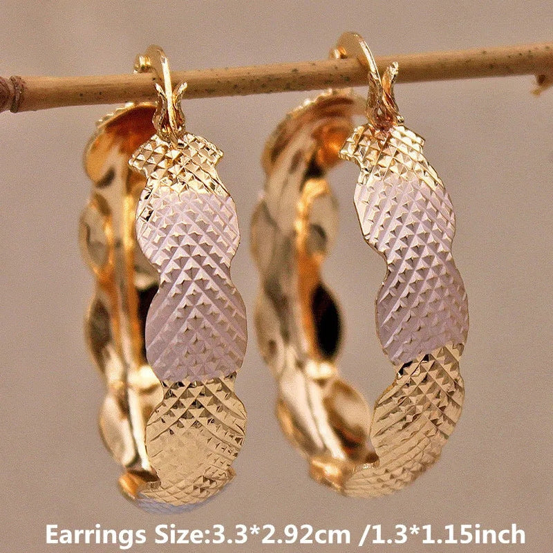 Copper Material Graceful Personality Simple Earrings - electronic accessories