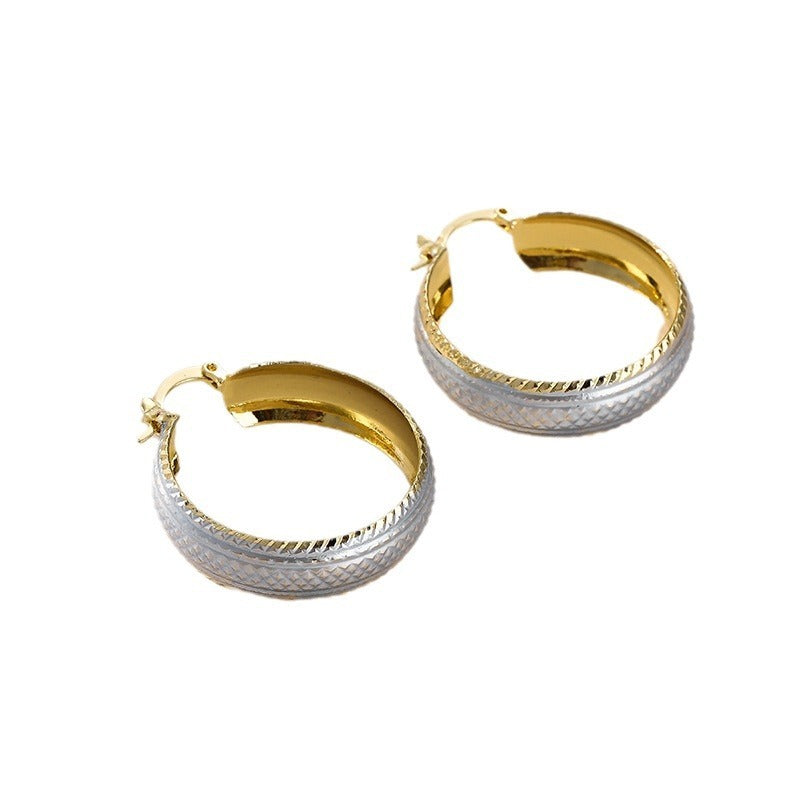 Copper Material Graceful Personality Simple Earrings - electronic accessories