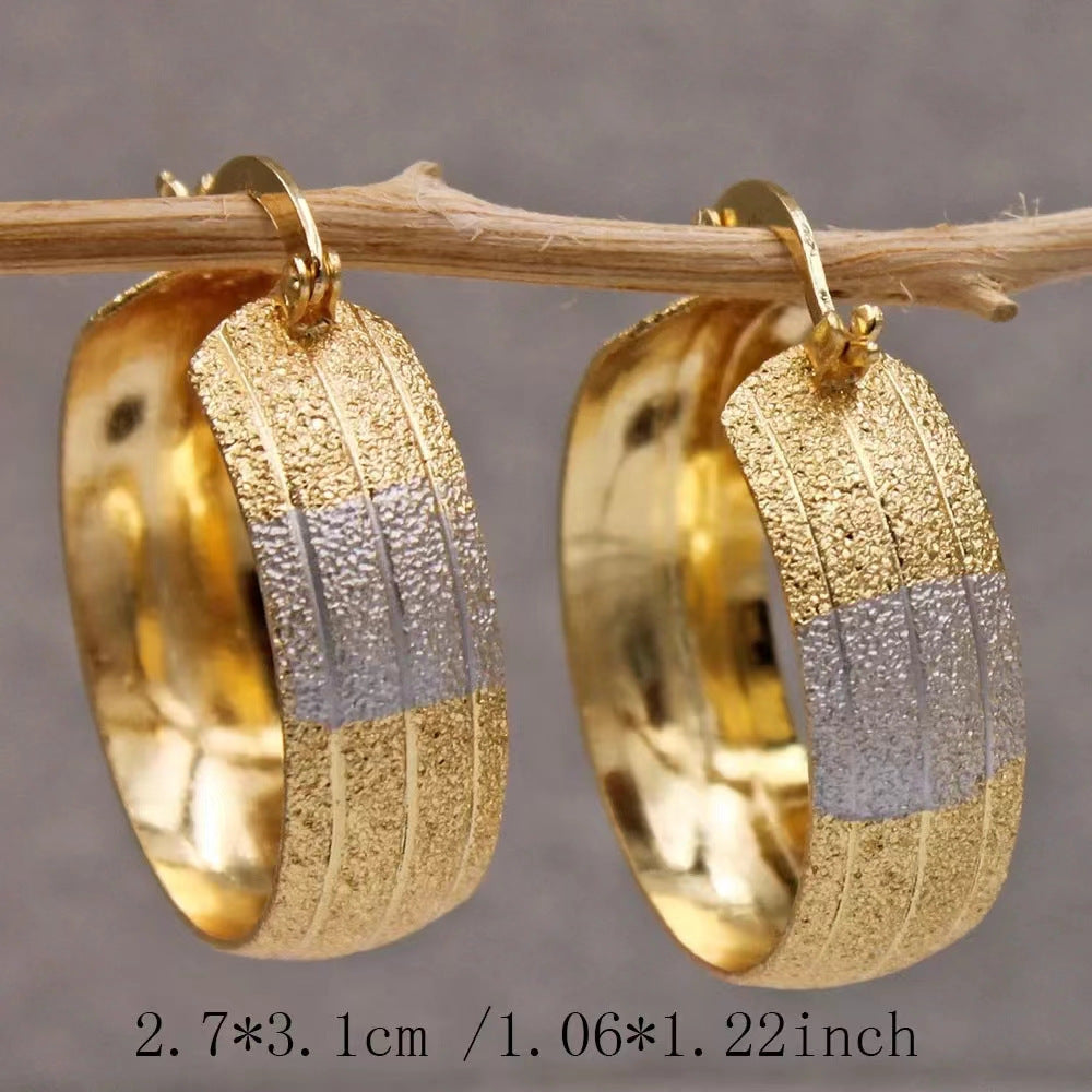 Copper Material Graceful Personality Simple Earrings - TER41210 - electronic accessories