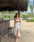 Cover Up Skirt Beach Women Tube Top Three-piece Elegant And Pretty Dress - CI241292W11 / S