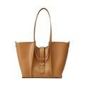 Cowhide Women’s Tote Bag - 6950-Brown