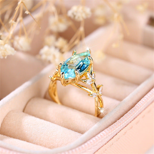 Creative New Leaf Shape Simple Women’s Ring - electronic accessories