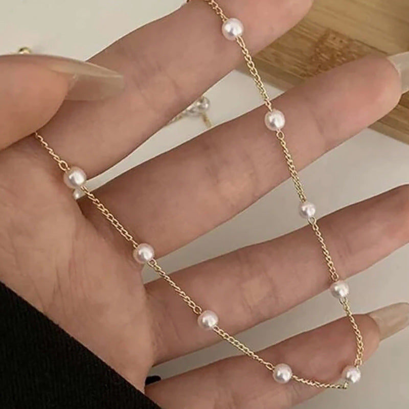 Creative Retro Elegant Necklace Women - YR5025 Gold - electronic accessories