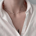 Creative Retro Elegant Necklace Women - YR5025 Silver - electronic accessories