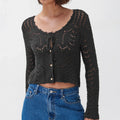Crochet Tops for Women Knitted Summer Vests - A / S