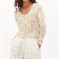 Crochet Tops for Women Knitted Summer Vests - E / L