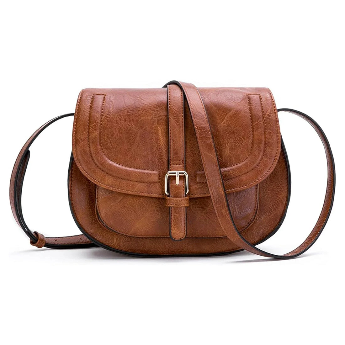 Crossbody Bags for Women - CT20154E-BROWN