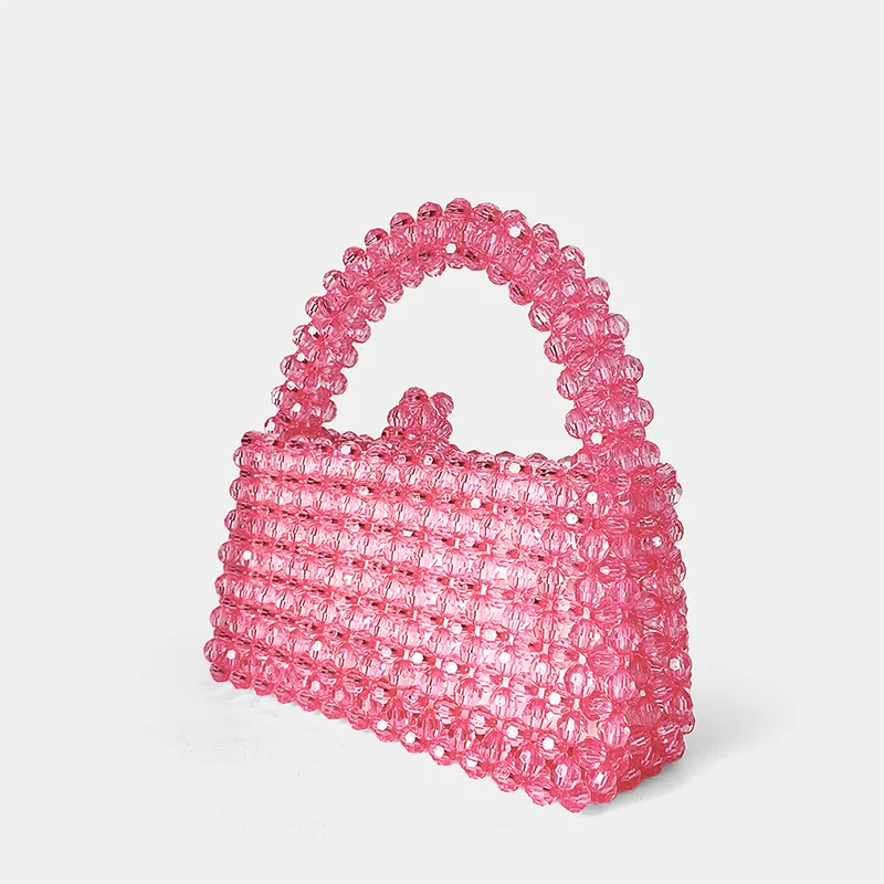 Crystal Bead Bag Hand Woven
