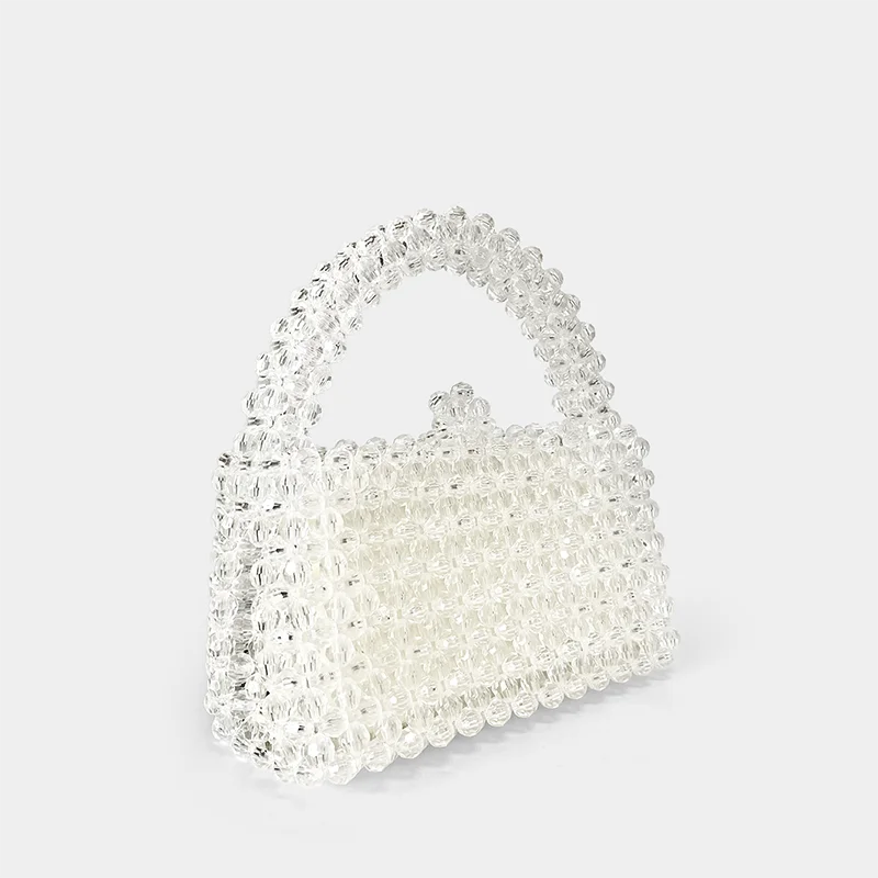 Crystal Bead Bag Hand Woven