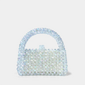 Crystal Bead Bag Hand Woven - MULTI