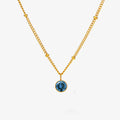 December Titanium Steel Necklace - March Blue - electronic accessories
