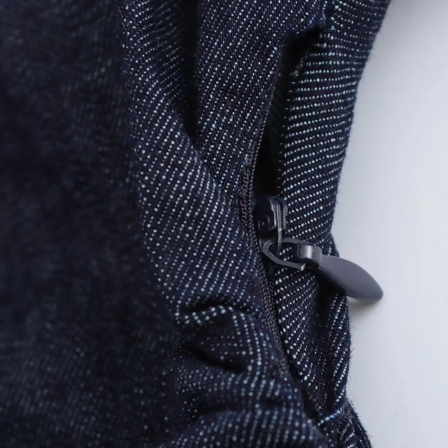 Denim midi dress with lapel side - Other