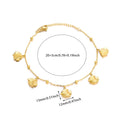 Dolphin Starfish Shell Pendant Ocean Series Anklet - G726480 - electronic accessories
