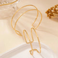 Double-layer Hollow Gold Bangle Bracelet Ladies - electronic accessories