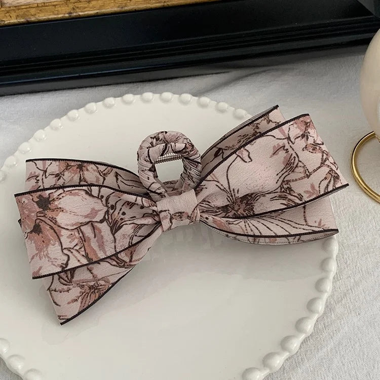 Dream Pleated Mesh Hairpin - pink 1