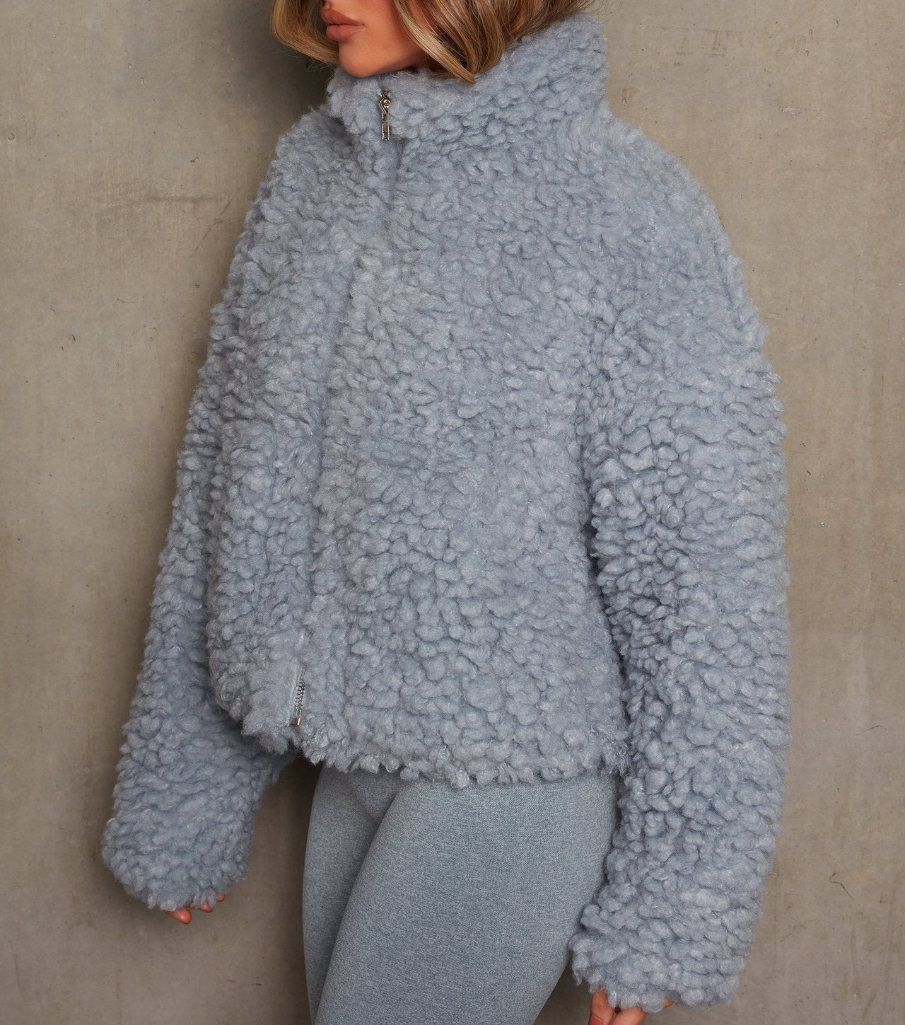 Fashion Cashmere Cardigan Short Jacket Lamb Wool Coat Women - Norellé