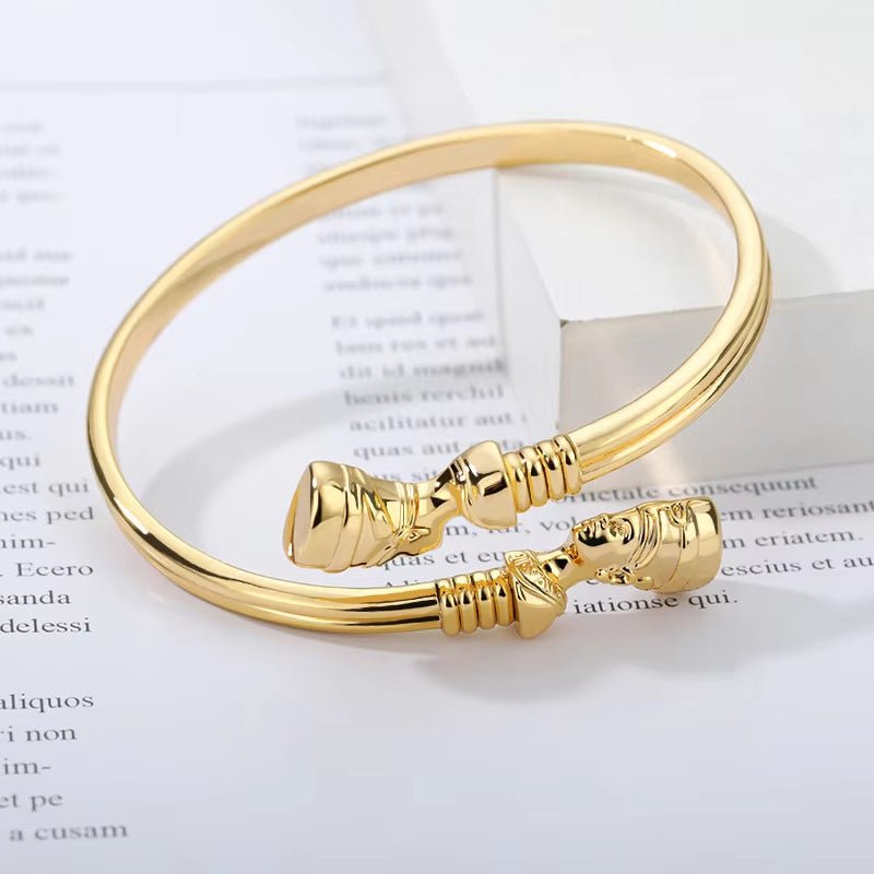 Egyptian Pharaoh Head Hook Bracelet - electronic accessories
