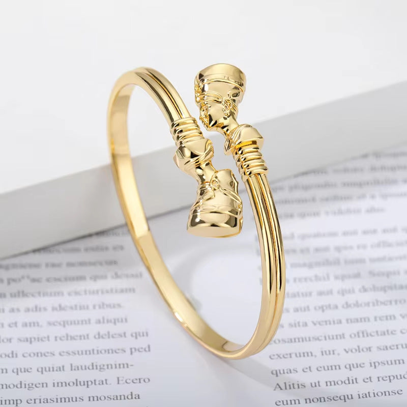 Egyptian Pharaoh Head Hook Bracelet - electronic accessories