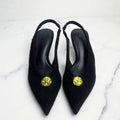 Elegant Black High Heeled Shoes for Ladies