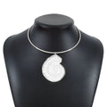 Elegant Personality Geometric Necklace For Women - White K - electronic accessories