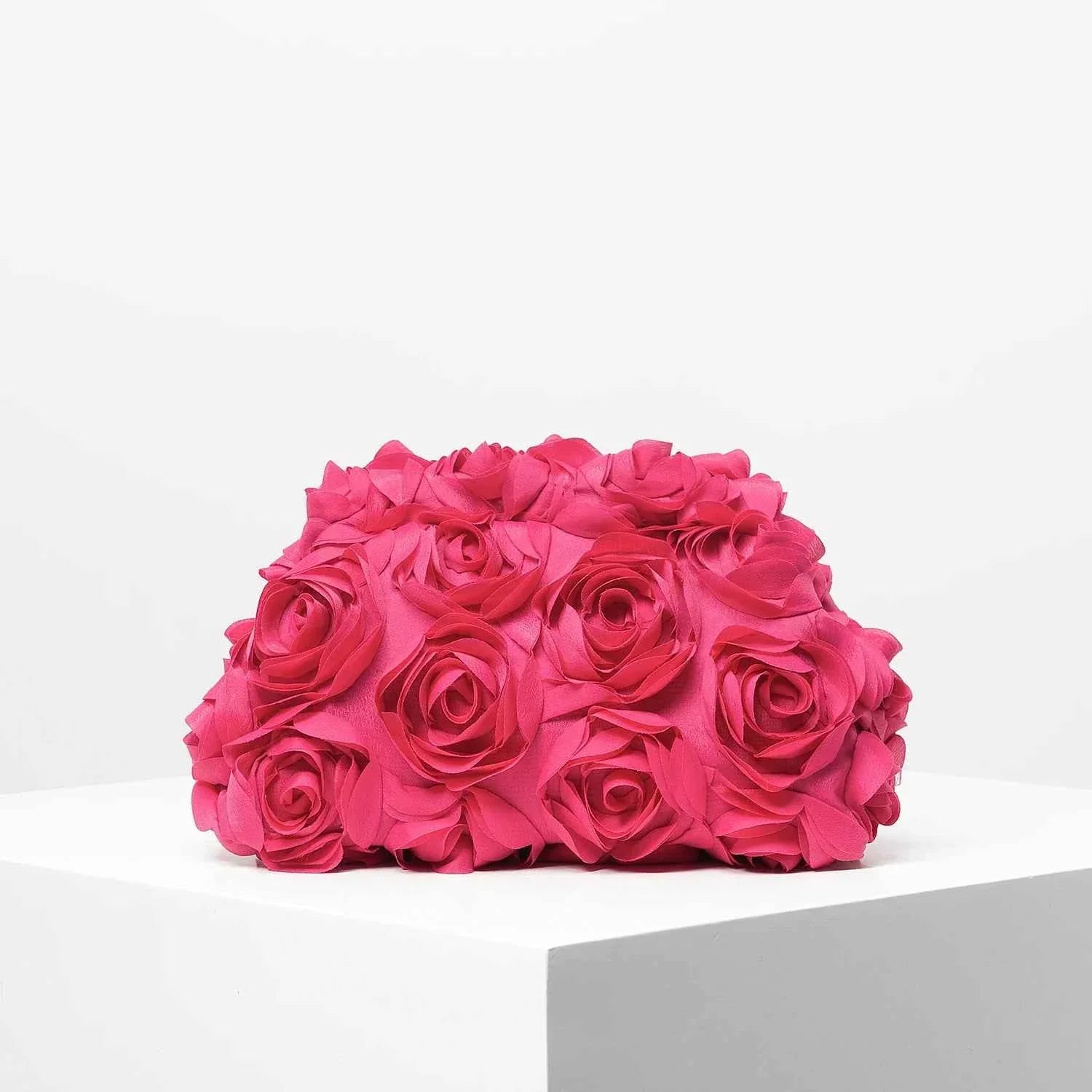 Elegant Rose Clutch Bag