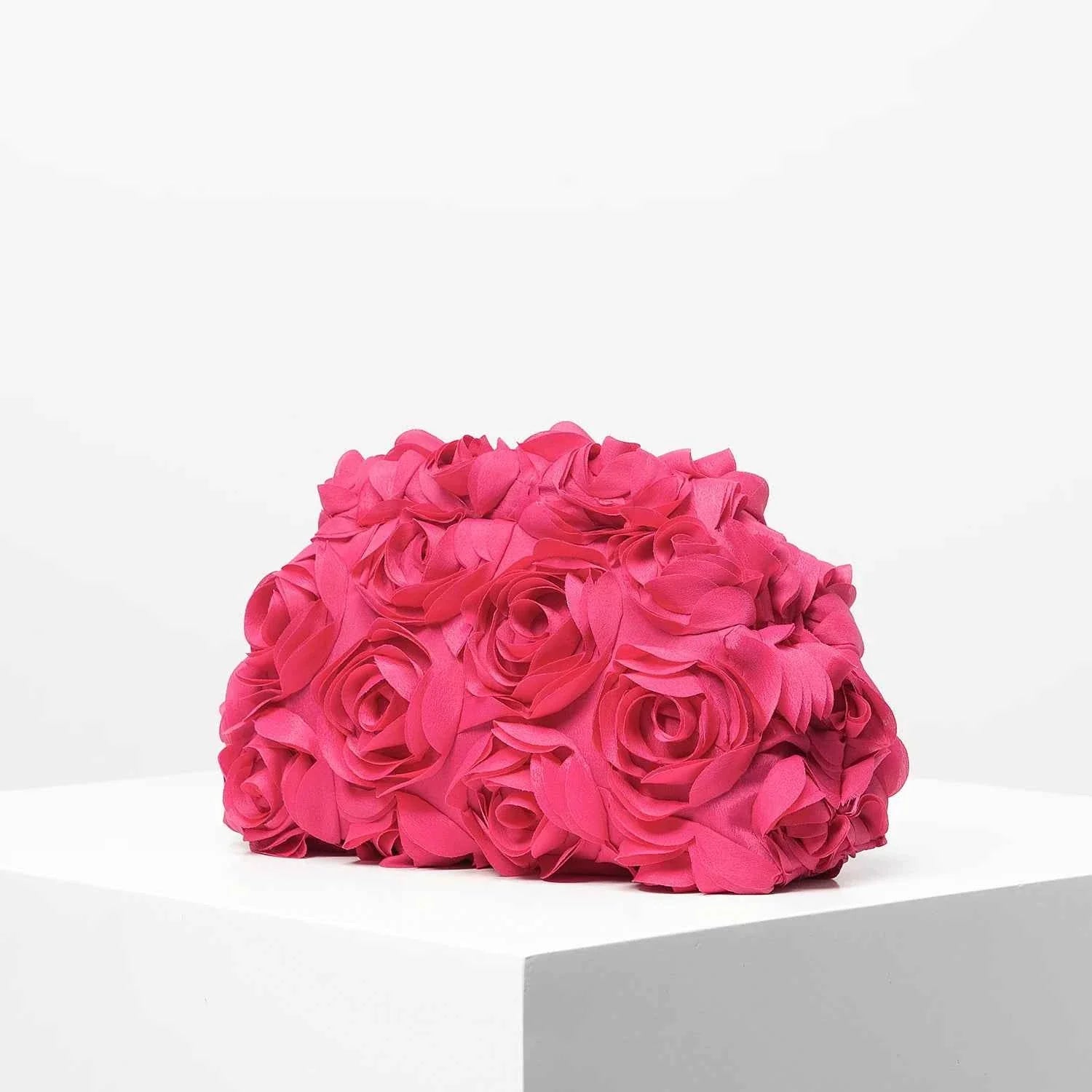 Elegant Rose Clutch Bag