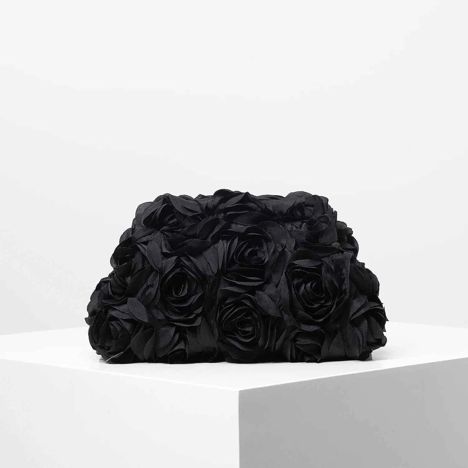 Elegant Rose Clutch Bag