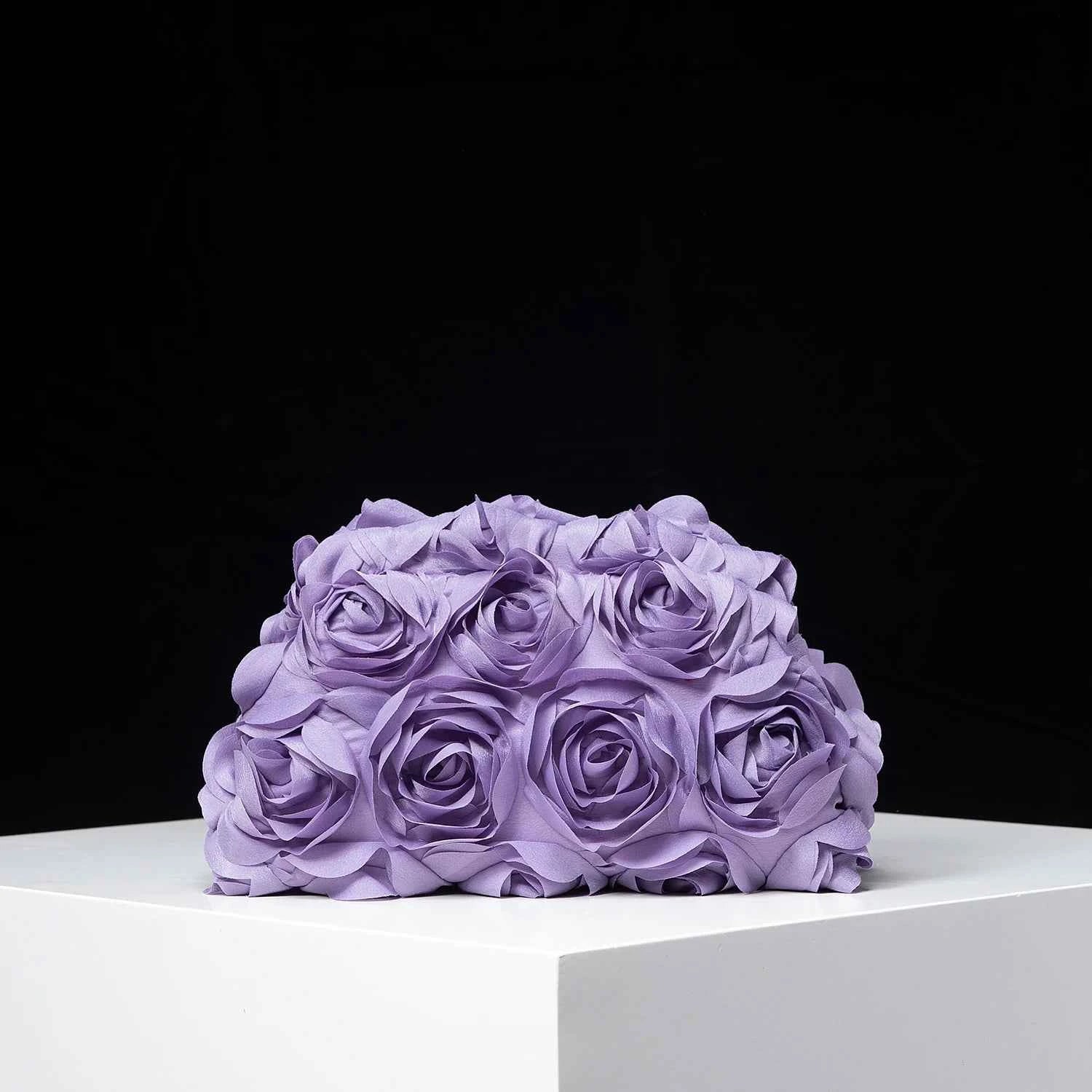 Elegant Rose Clutch Bag