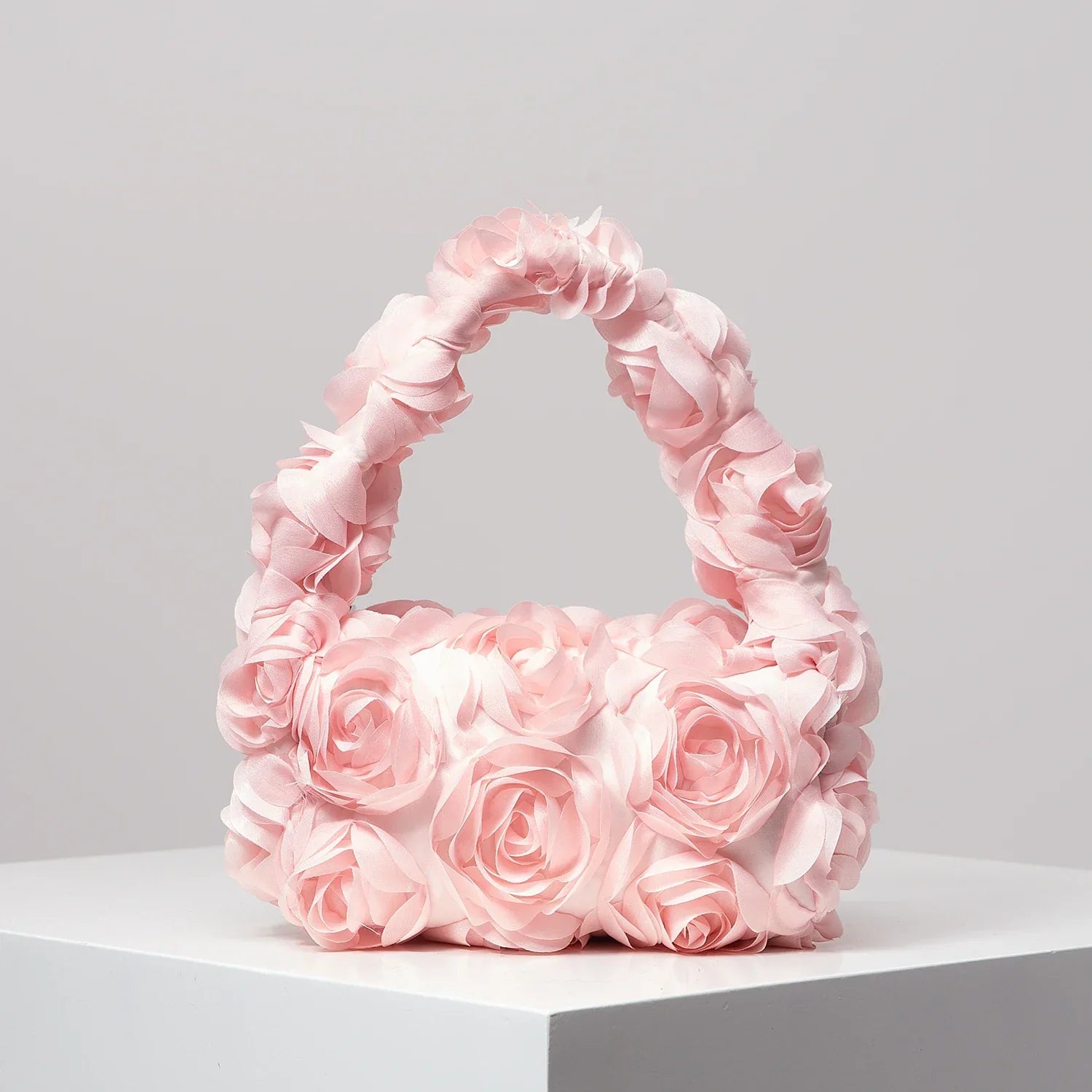 Elegant Rose Handbag - Pink