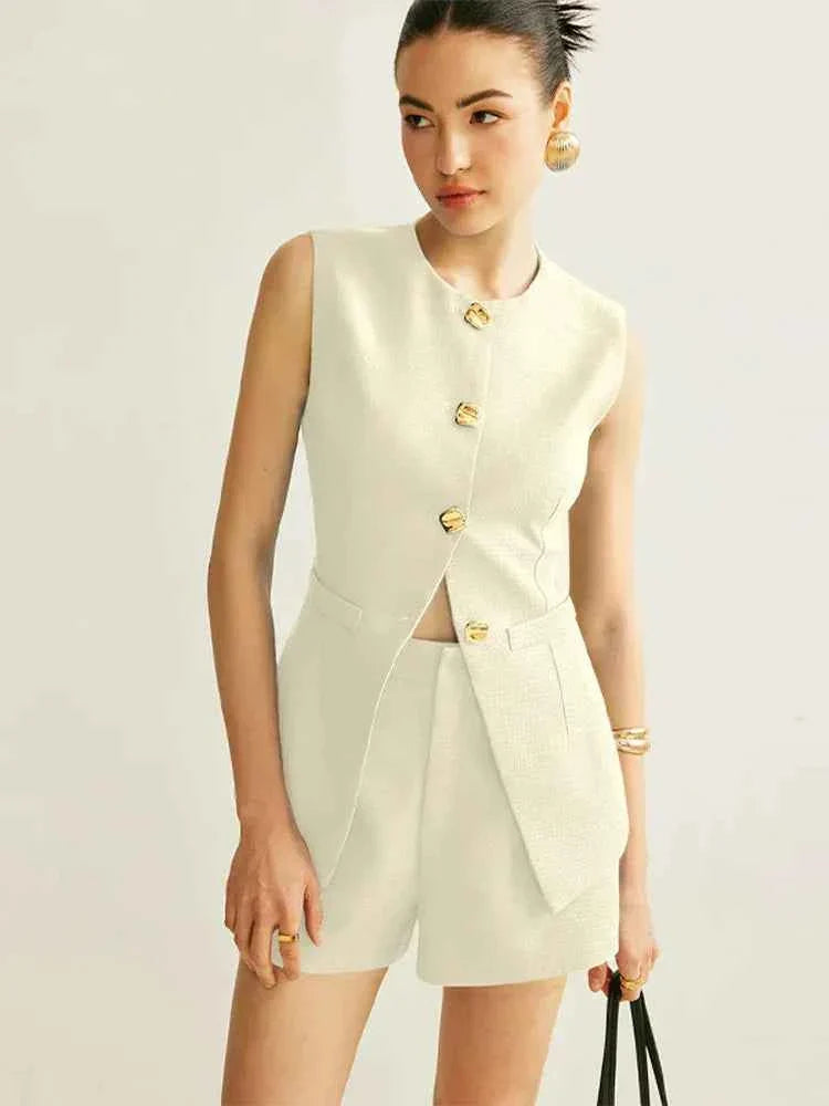 Elegant Shorts 2 Pieces Sets Women