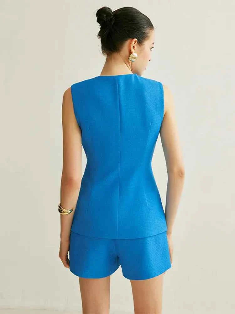 Elegant Shorts 2 Pieces Sets Women