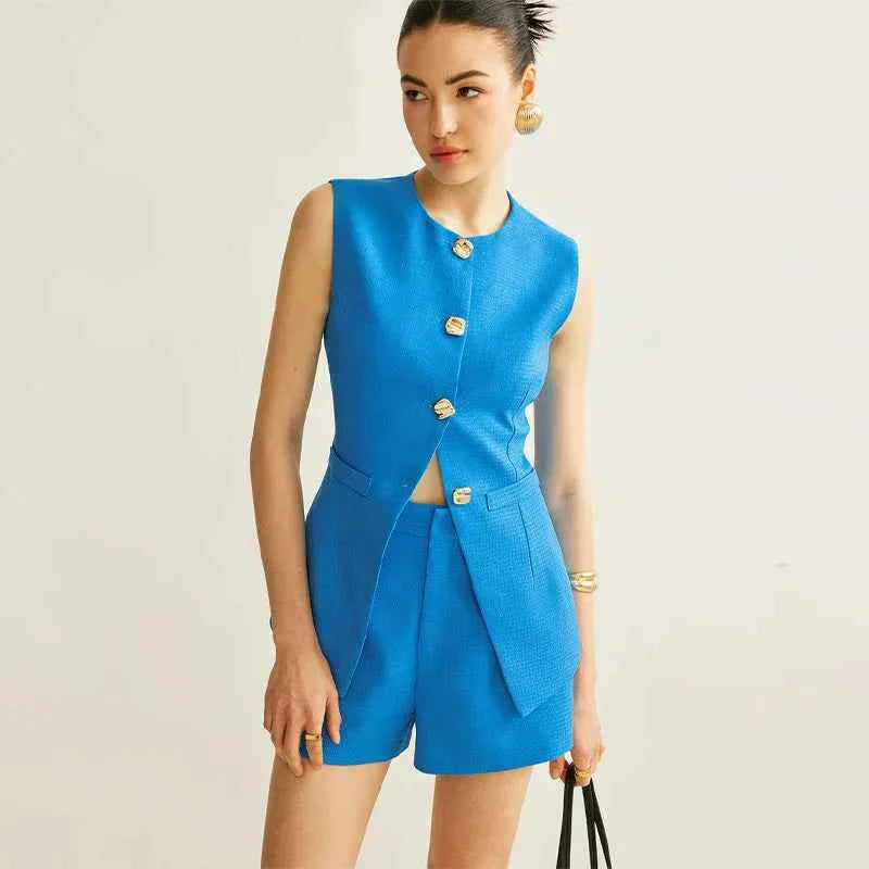 Elegant Shorts 2 Pieces Sets Women