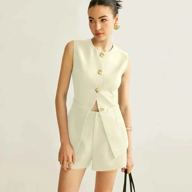 Elegant Shorts 2 Pieces Sets Women