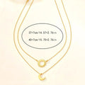 Elegant Vintage Necklace Hollow Sun Moon Pendant Chain Neck - Gold - electronic accessories