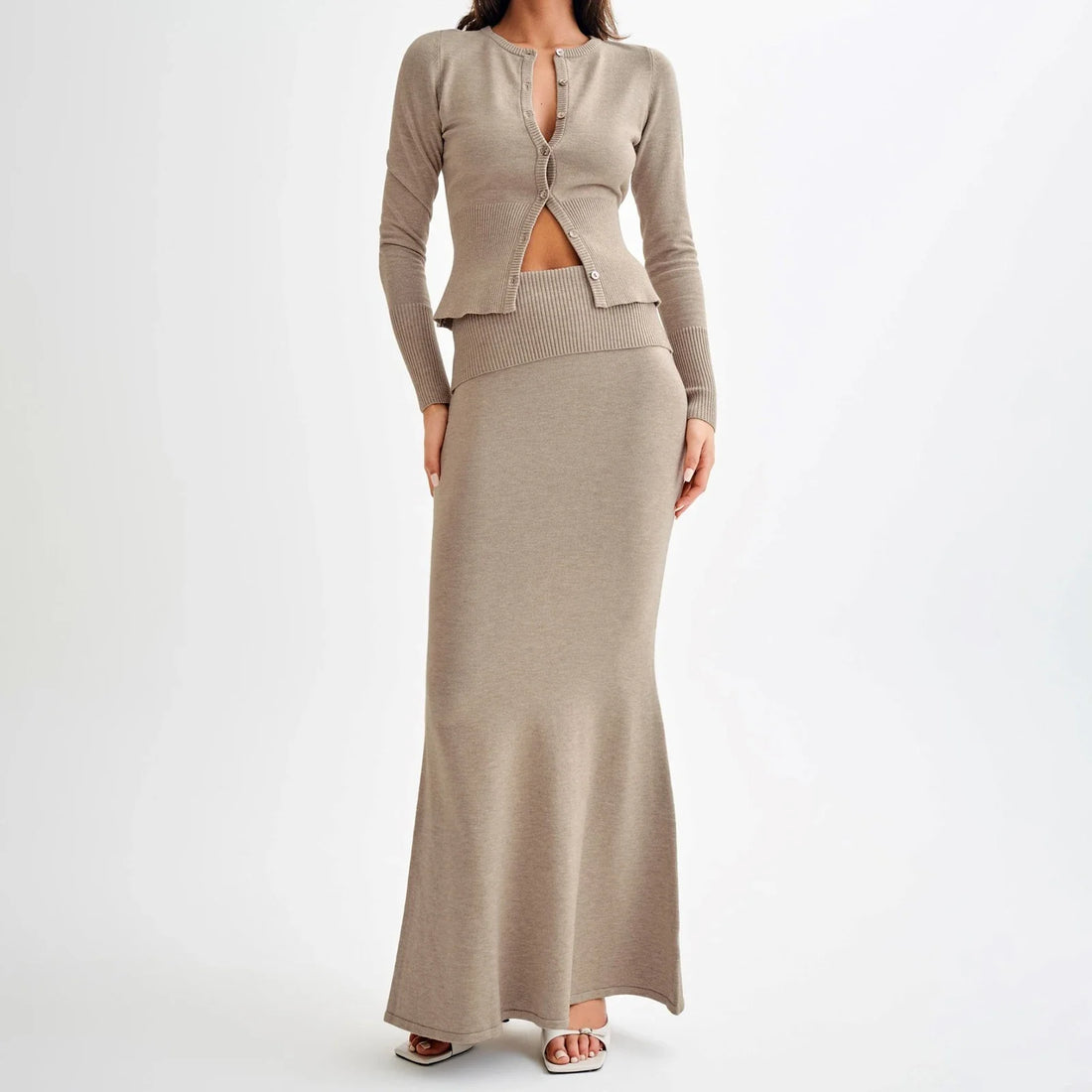 Elegant Women’s 2 Piece Skirt Set - S