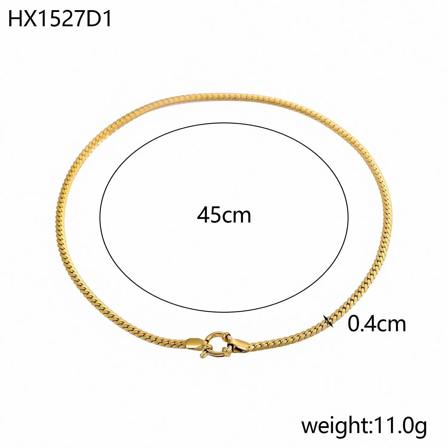 Encrypting Smooth NK Chain Necklace - 4mm - electronic accessories