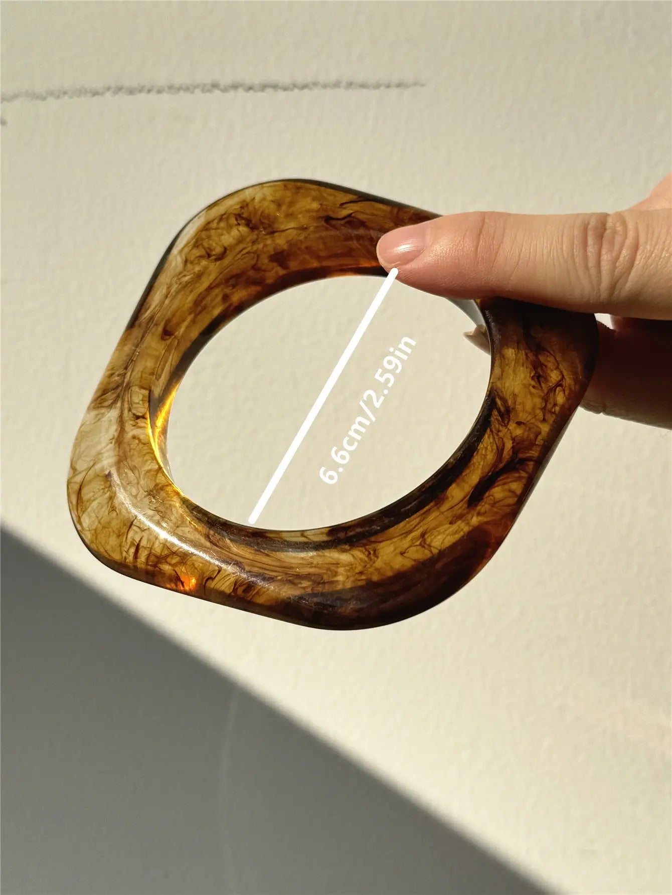 Exaggerated Blooming Irregular Shaped Resin Bracelet - A - electronic accessories