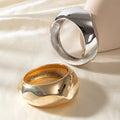 Exaggerated Wide Open Alloy Bracelet - electronic accessories