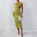 Spring And Summer Silk Dress - Norellé