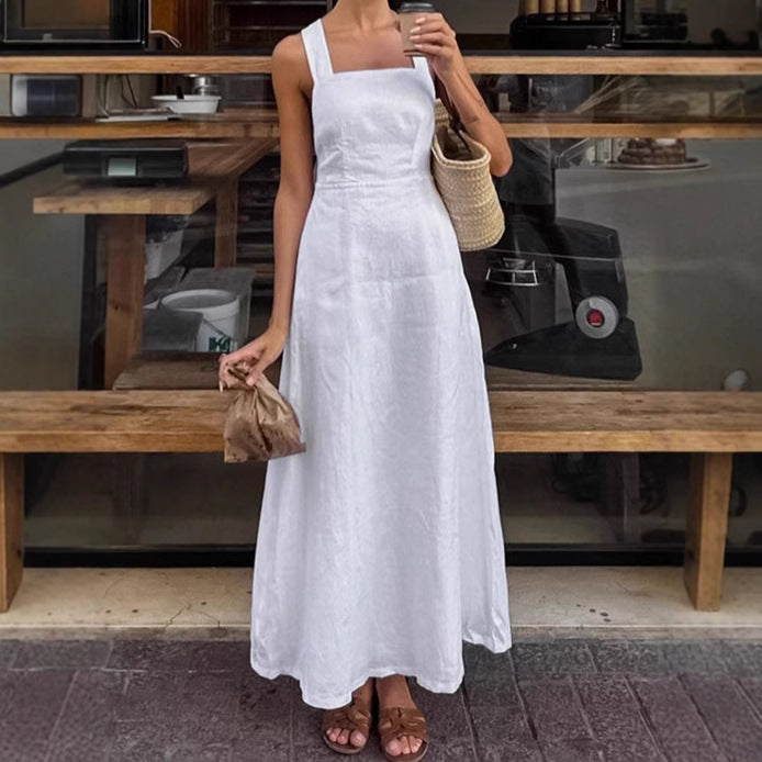 Elegant Sling Backless Dress - Norellé