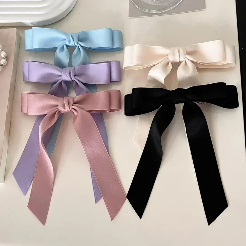 Fabric Hair Bow Hairpin