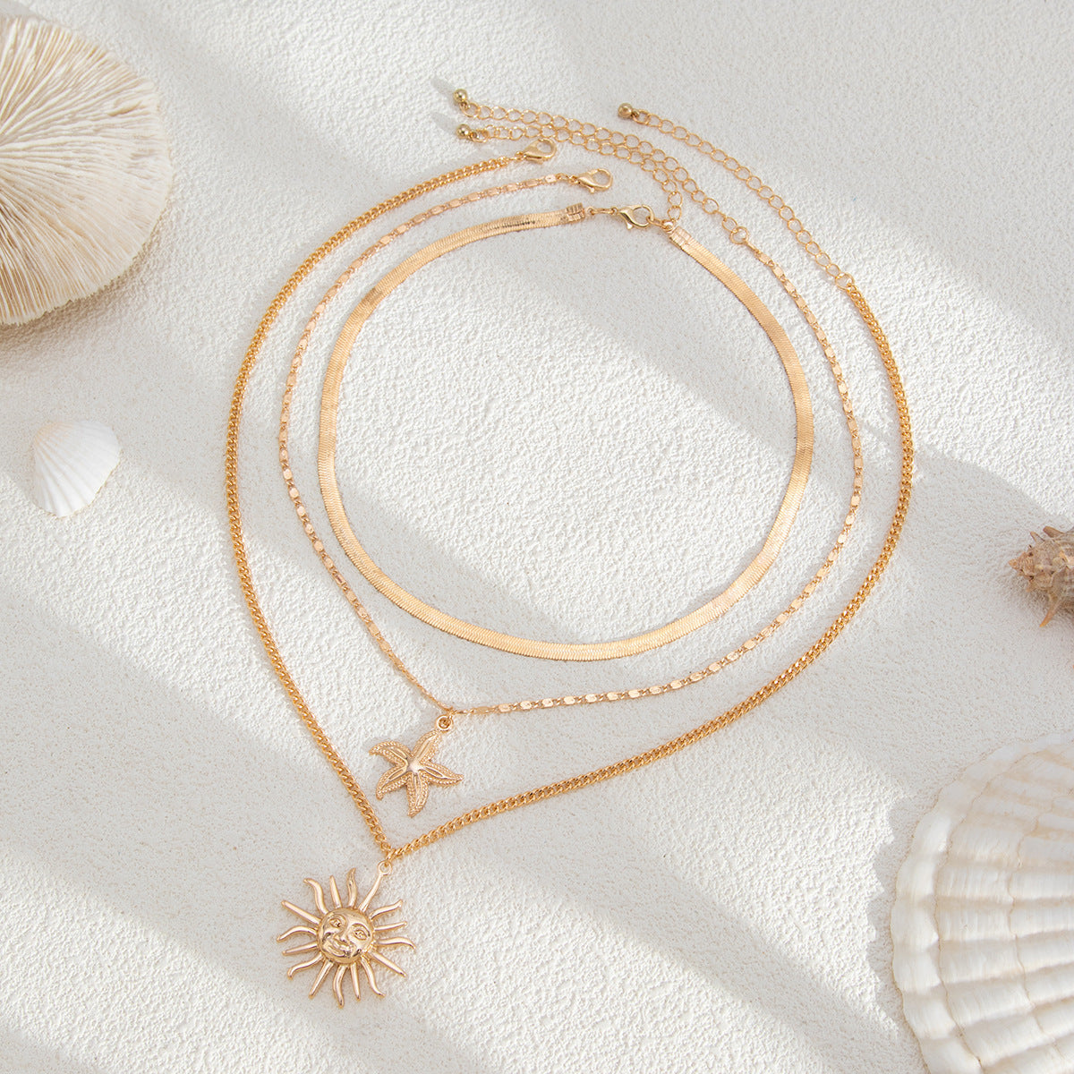 Face Sun Alloy Ring Suit Vacation Beach Geometric Adjustable - electronic accessories