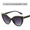Fashion Cat Eye Sunglasses Women - C7