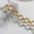 Fashion Circle Metal Waist Chain Belt