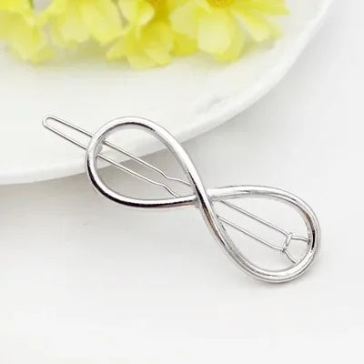 Fashion Geometric Mental Hairpins - P11-Silver